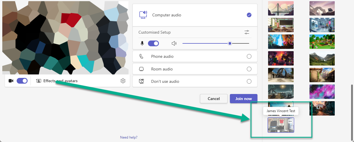 Deploy custom Teams background images using Intune