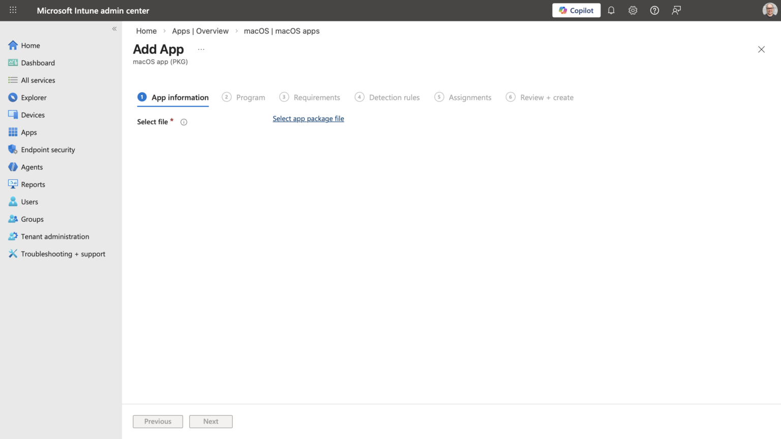 Publish and Deploy an Apple PKG Application through Microsoft Intune ...