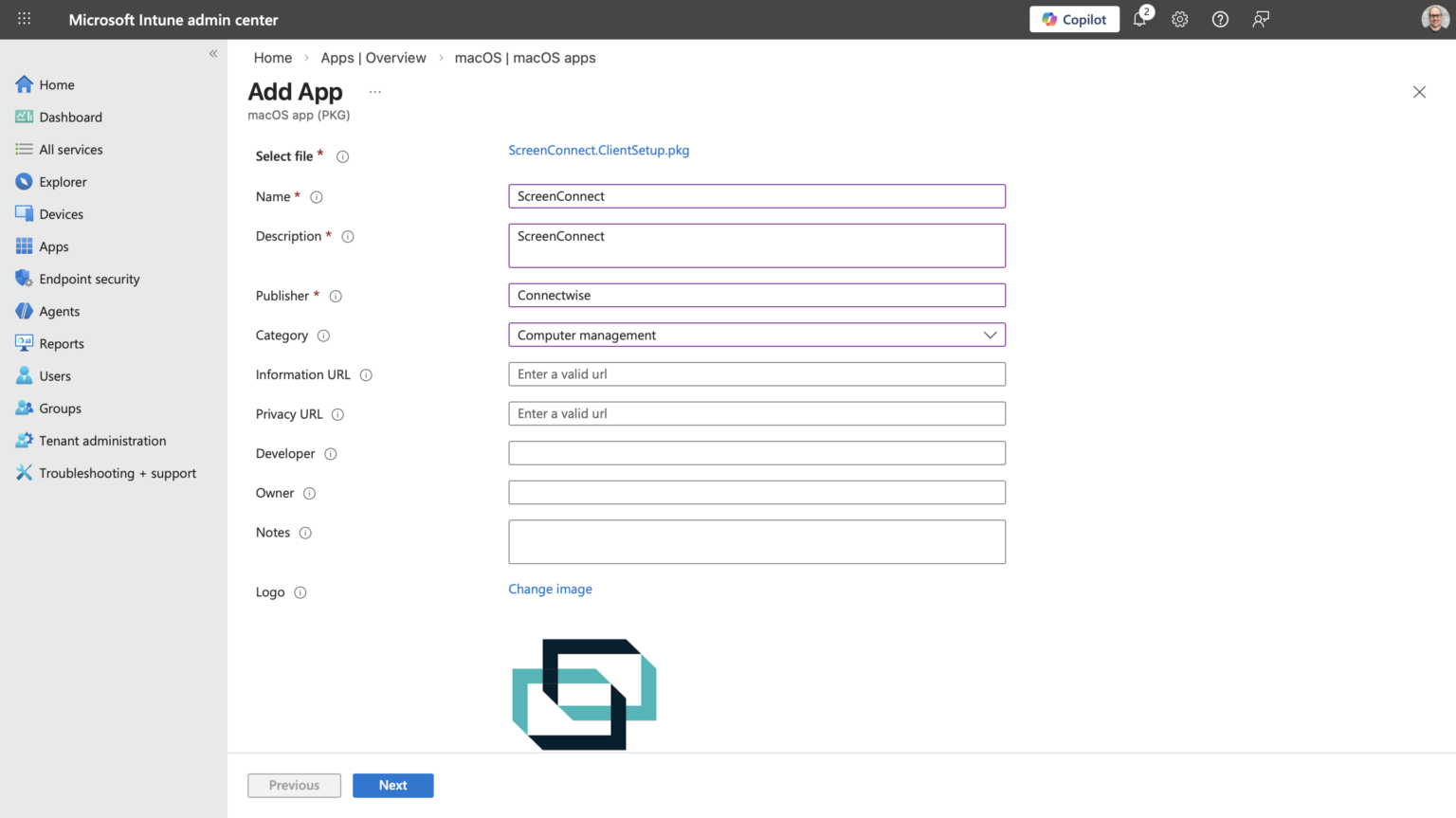 Publish and Deploy an Apple PKG Application through Microsoft Intune ...